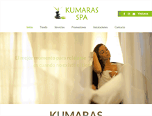 Tablet Screenshot of kumarasspa.com